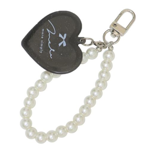 キーリング ハートミラー かわいい グッズ メール便可