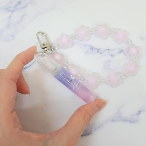 コスメ雑貨 ミニミスト PURPLE バッグチャーム グッズ メール便可