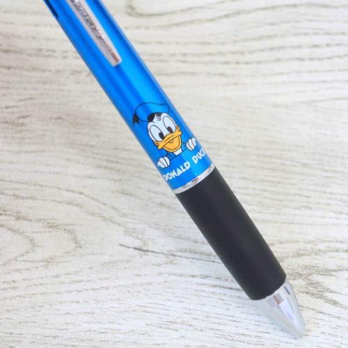 ドナルドダック シャープペン＆黒赤青緑4色ボールペン ジェットストリーム4＆1 0.5 ディズニー キャラクター グッズ メール便可