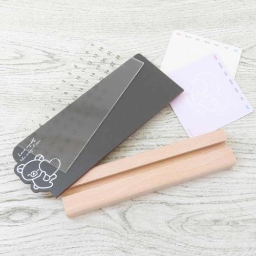 リラックマ カレンダー 万年カレンダー ハート サンエックス キャラクター グッズ メール便可