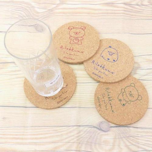リラックマ テーブルウェア コルクコースター コリラックマ サンエックス キャラクター グッズ メール便可