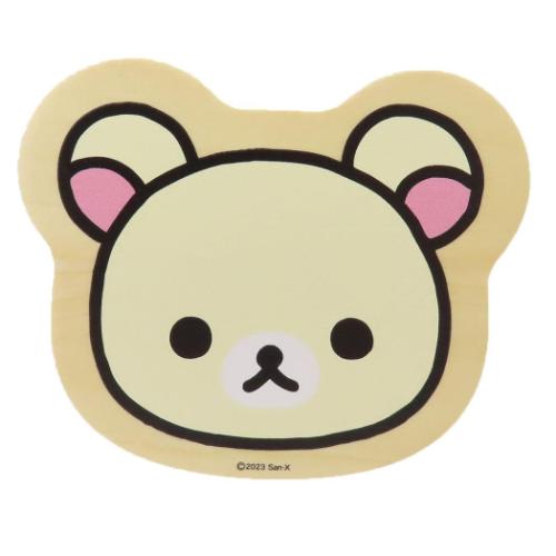 リラックマ クリップ ビッグウッドクリップ コリラックマフェイス サンエックス キャラクター グッズ メール便可