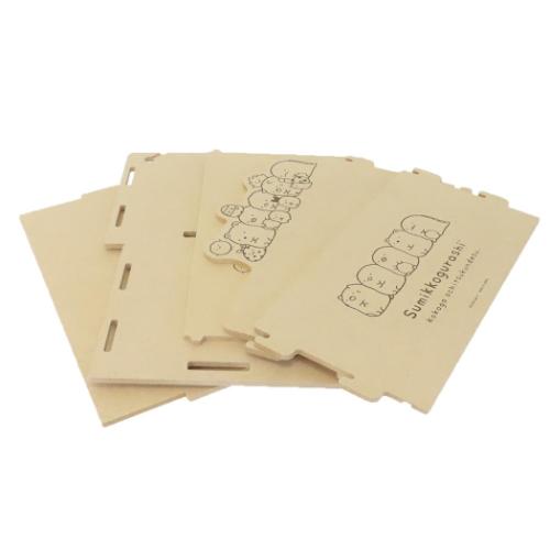 すみっコぐらし 収納用品 簡単組立 ふた付収納ボックス いつものすみっコ サンエックス キャラクター グッズ メール便可