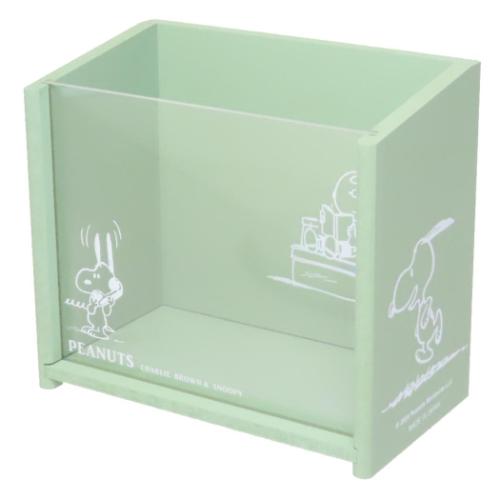 スヌーピー 卓上収納 フレーム付きボックス ピーナッツ キャラクター グッズ