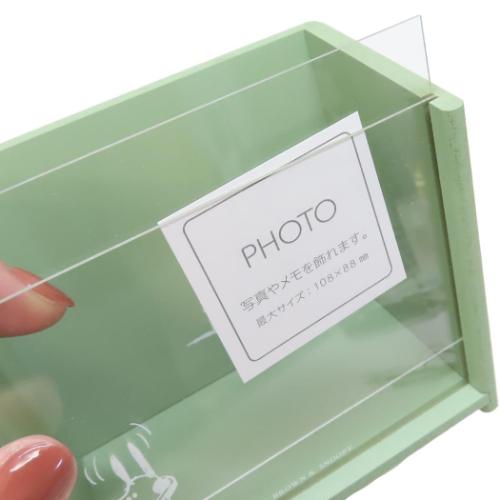 スヌーピー 卓上収納 フレーム付きボックス ピーナッツ キャラクター グッズ