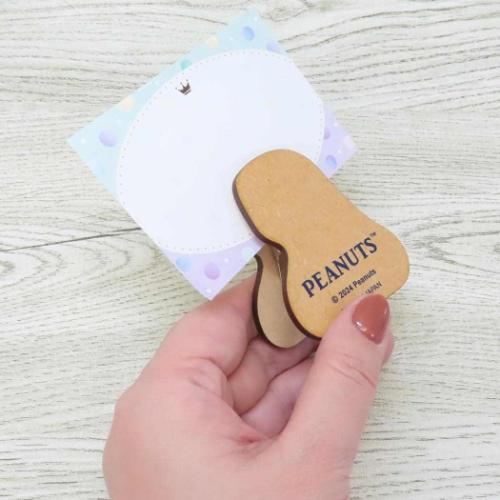 スヌーピー クリップ ダイカットメモスタンド ウッドストック ピーナッツ キャラクター グッズ メール便可