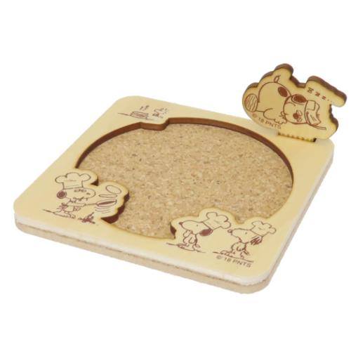 スヌーピー テーブルウェア オーナメント付コースター オラフ ピーナッツ キャラクター グッズ メール便可