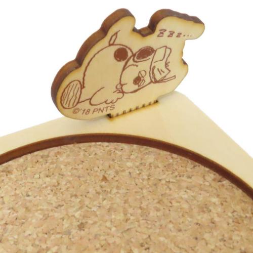 スヌーピー テーブルウェア オーナメント付コースター オラフ ピーナッツ キャラクター グッズ メール便可