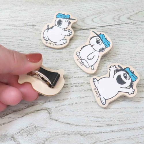 スヌーピー クリップ クリップ4個セット オラフ ピーナッツ キャラクター グッズ メール便可