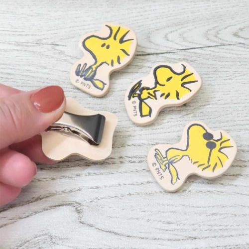 スヌーピー クリップ クリップ4個セット ウッドストック ピーナッツ キャラクター グッズ メール便可