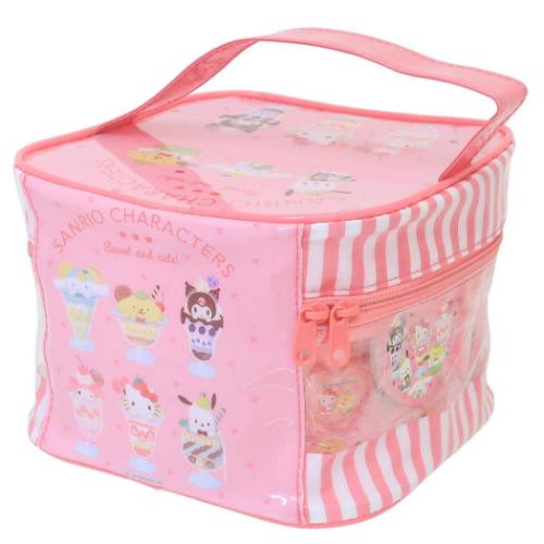 サンリオキャラクターズ キッズコスメ ビニールバニティメイクアップバッグ P サンリオ キャラクター グッズ