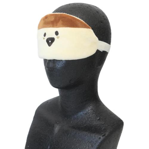 お文具といっしょ 旅行用品 アイマスク 寝不足でクマができたプリンさん キャラクター グッズ メール便可