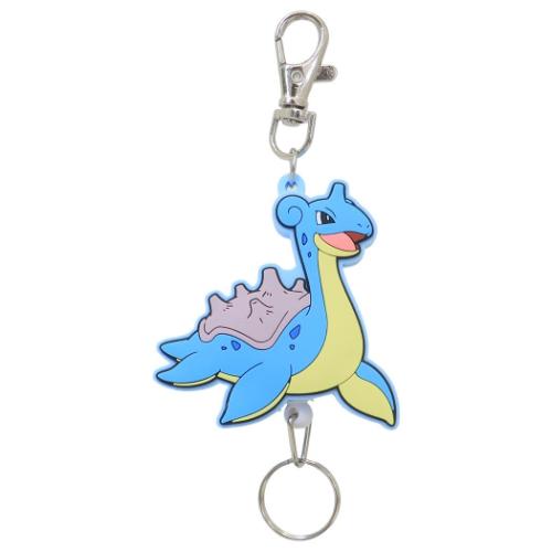 ポケットモンスター キーリング ラバーリールキーホルダー ラプラス ポケモン キャラクター グッズ メール便可