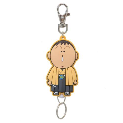 クレヨンしんちゃん キーリング ラバーリールキーホルダー 日本アートシリーズ ボーちゃん アニメキャラクター グッズ メール便可