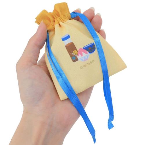 お茶犬 ミニ巾着袋 豆巾着 ベーシックシリーズ ムハ キャラクター グッズ メール便可