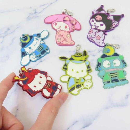 ハンギョドン キーホルダー キラキラメタルチャーム サンリオ将軍シリーズ サンリオ キャラクター グッズ メール便可