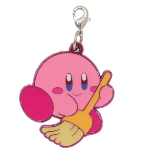 星のカービィ キーリング メタルチャーム おそうじ キャラクター グッズ メール便可