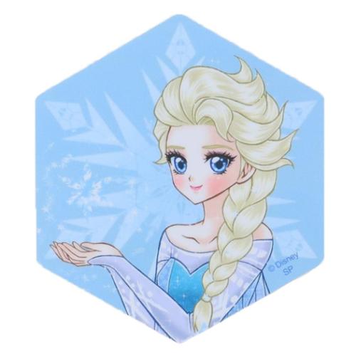 アナと雪の女王x中川翔子 ダイカットシール ステッカー フローズンアートコレクション エルサ ディズニー メール便可