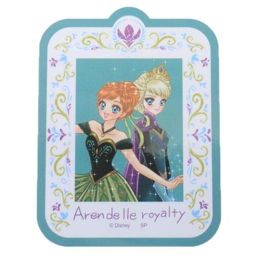 アナと雪の女王x中川翔子 ダイカットシール ステッカー フローズンアートコレクション 戴冠式 ディズニー メール便可