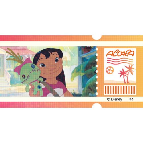 リロ＆スティッチ ダイカットシール ホログラムステッカーセット 7枚セット アニメFフレーム ディズニー メール便可