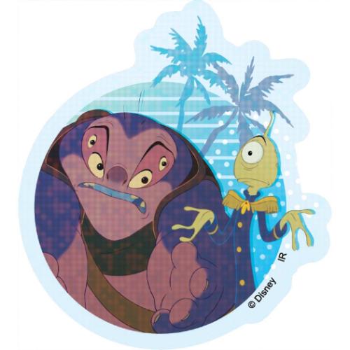 リロ＆スティッチ ダイカットシール ホログラムステッカーセット 7枚セット アニメFフレーム ディズニー メール便可