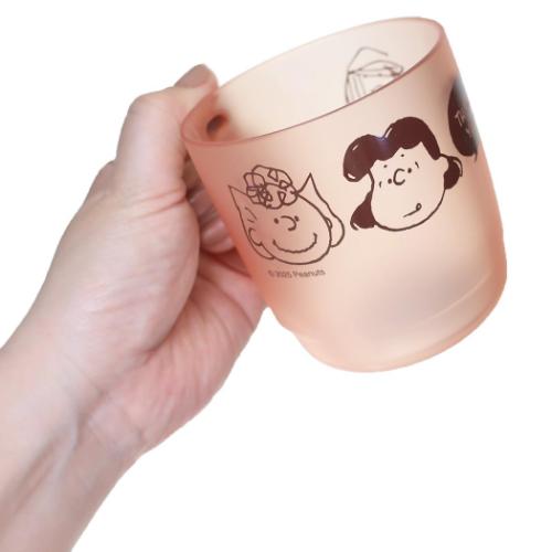 スヌーピー マグカップ クリアカップ フェイス フレンズ2 ピーナッツ キャラクター グッズ