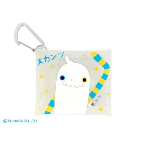 モケケ ミニポーチ クリアマルチケース SSサイズ スカンツ キャラクター グッズ メール便可