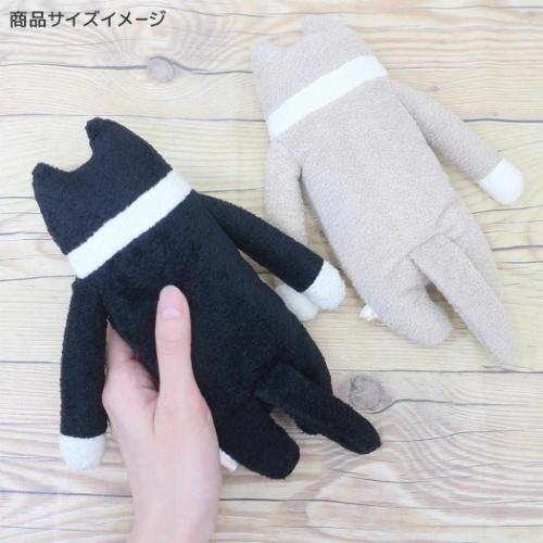 フモフモさん プラッシュドール ぬいぐるみ Mサイズ どろ ブラック キャラクター グッズ