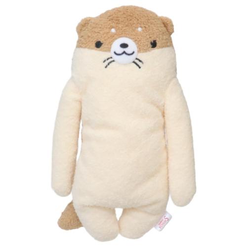 フモフモさん プラッシュドール ぬいぐるみ Mサイズ かわも ライトブラウン キャラクター グッズ