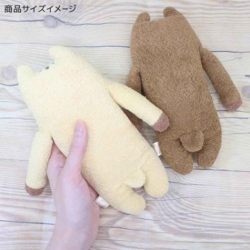 フモフモさん プラッシュドール ぬいぐるみ Mサイズ いのの 茶 キャラクター グッズ