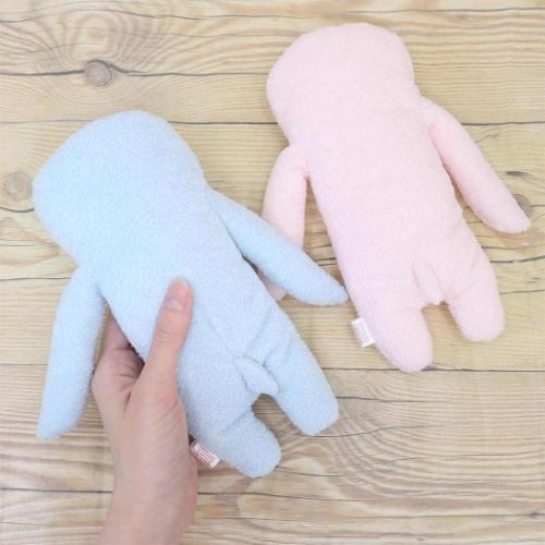 フモフモさん プラッシュドール ぬいぐるみ Mサイズ ぺもも ブルー キャラクター グッズ