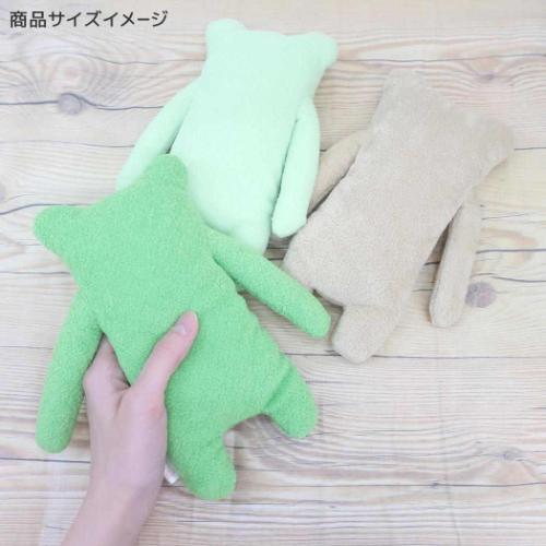 フモフモさん プラッシュドール ぬいぐるみ Mサイズ セピア けろ−にょ キャラクター グッズ