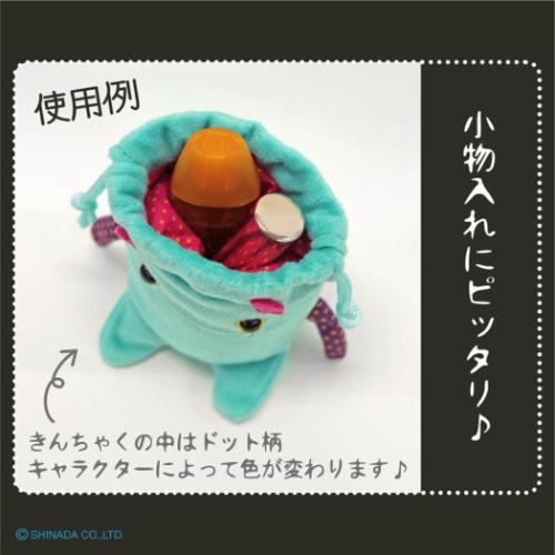 モケケ 巾着袋 きんちゃく チモッケ クリッチ キャラクター グッズ
