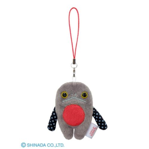 モケケ マスコットキーホルダー ストラップ チモッケ アカハラ キャラクター グッズ メール便可