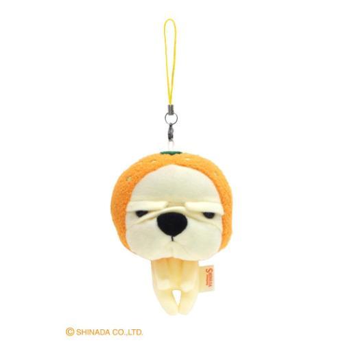 なぎお マスコットキーホルダー ストラップ オレンジ キャラクター グッズ