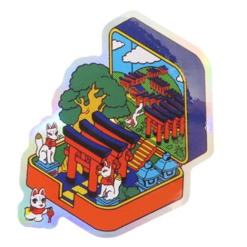 中村杏子 ステッカー CREATORS CIRCUS クリエイターズサーカス コンパクト伏見稲荷 デコシール グッズ メール便可