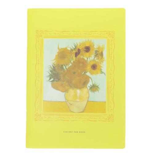 DAILY MUSEUM 横罫ノート A5ノート ひまわり ゴッホ 名画 グッズ メール便可