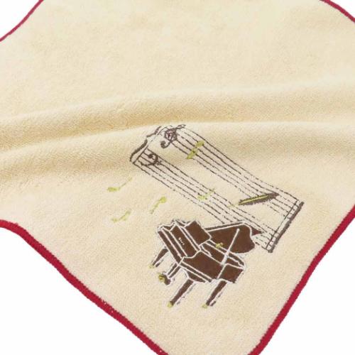 STUDY HOLIC ミニタオル タオルハンカチ 音楽学 学び 学問 グッズ メール便可