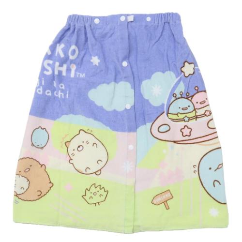すみっコぐらし ラップタオル プールスカートタオル 60丈 UFO サンエックス キャラクター グッズ