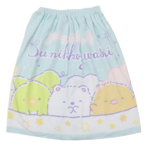 すみっコぐらし ラップタオル プールスカートタオル 60丈 おひるねタイム サンエックス キャラクター グッズ