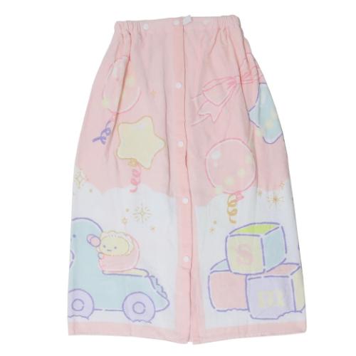 すみっコぐらし ラップタオル プールスカートタオル 80丈 ゆりかご サンエックス キャラクター グッズ