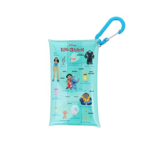 リロ＆スティッチ ミニポーチ クリアポーチミニ DC相関図 ディズニー キャラクター グッズ メール便可