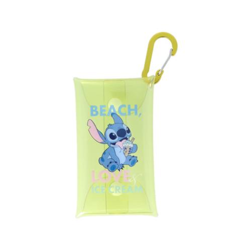 リロ&スティッチ マルチケース クリアポーチミニ イエロー ディズニー キャラクター グッズ メール便可