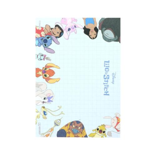 リロ＆スティッチ メモ帳 メモA6 DC相関図 ディズニー キャラクター グッズ メール便可