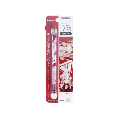 hololive ホロライブプロダクション 鉛筆 metacil light knock メタシルライトノック 百鬼あやめ かわいい グッズ メール便可