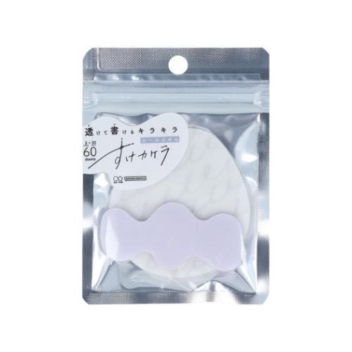 付箋 シールふせん すけカケラ ぐるぐる デコレーション グッズ メール便可