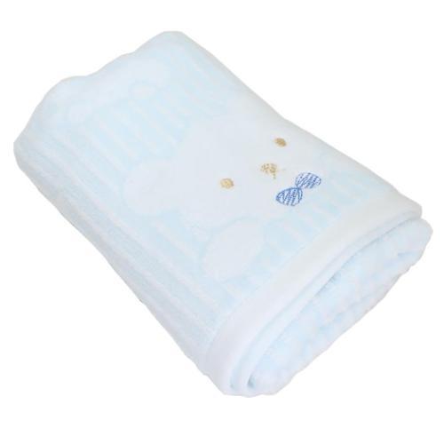 スクールベア フェイスタオル シャーリングロングタオル BLUE アニマル かわいい グッズ メール便可