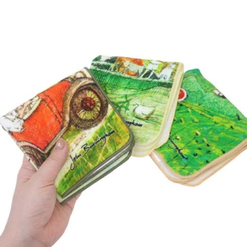 ジョン バーニンガム ミニタオル インクジェットプリントハンカチタオル ねえ、どれがいい？ 絵本キャラクター グッズ メール便可