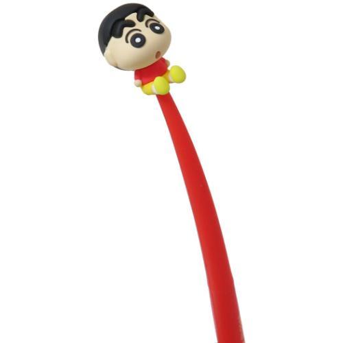 クレヨンしんちゃん ボールペン ゆらゆらマスコットゲルペン しんちゃん アニメキャラクター グッズ メール便可