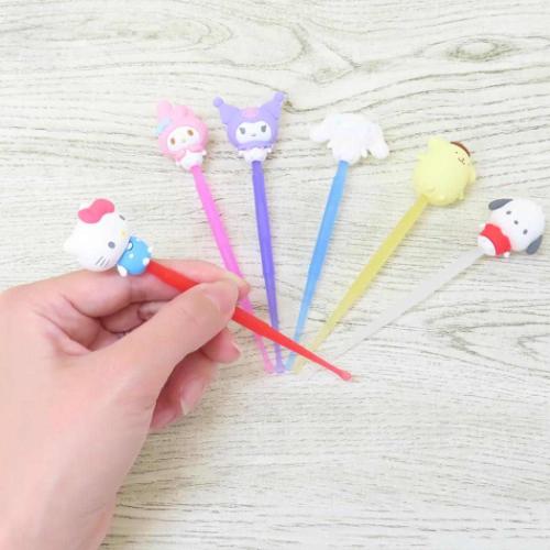 ポムポムプリン 耳掻き マスコット付き耳かき サンリオ キャラクター グッズ メール便可